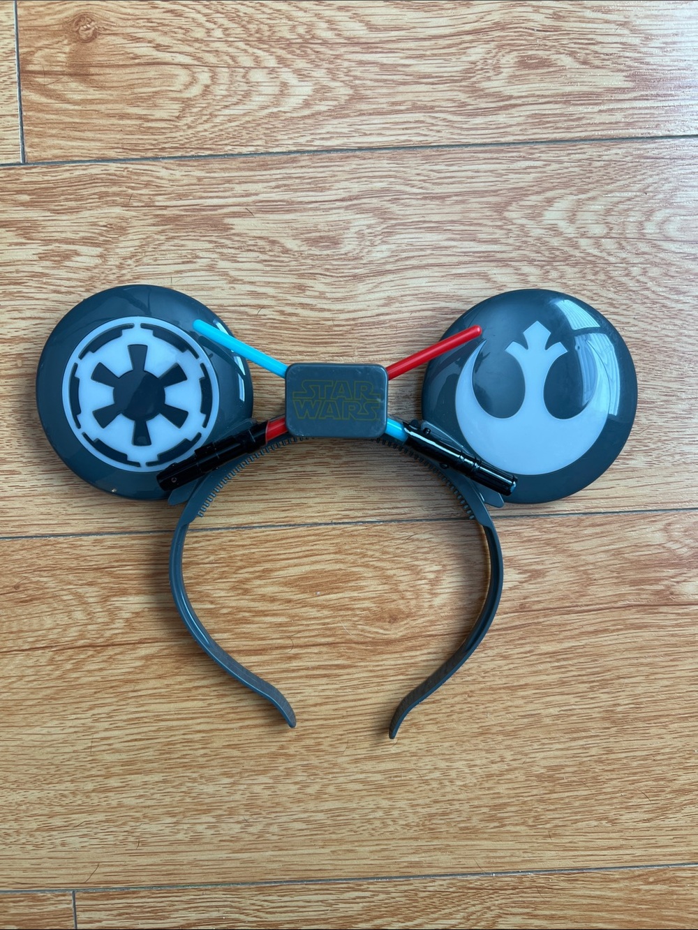 Star Wars Kids Headband with Black Ears and White Rebel/Empire Icons